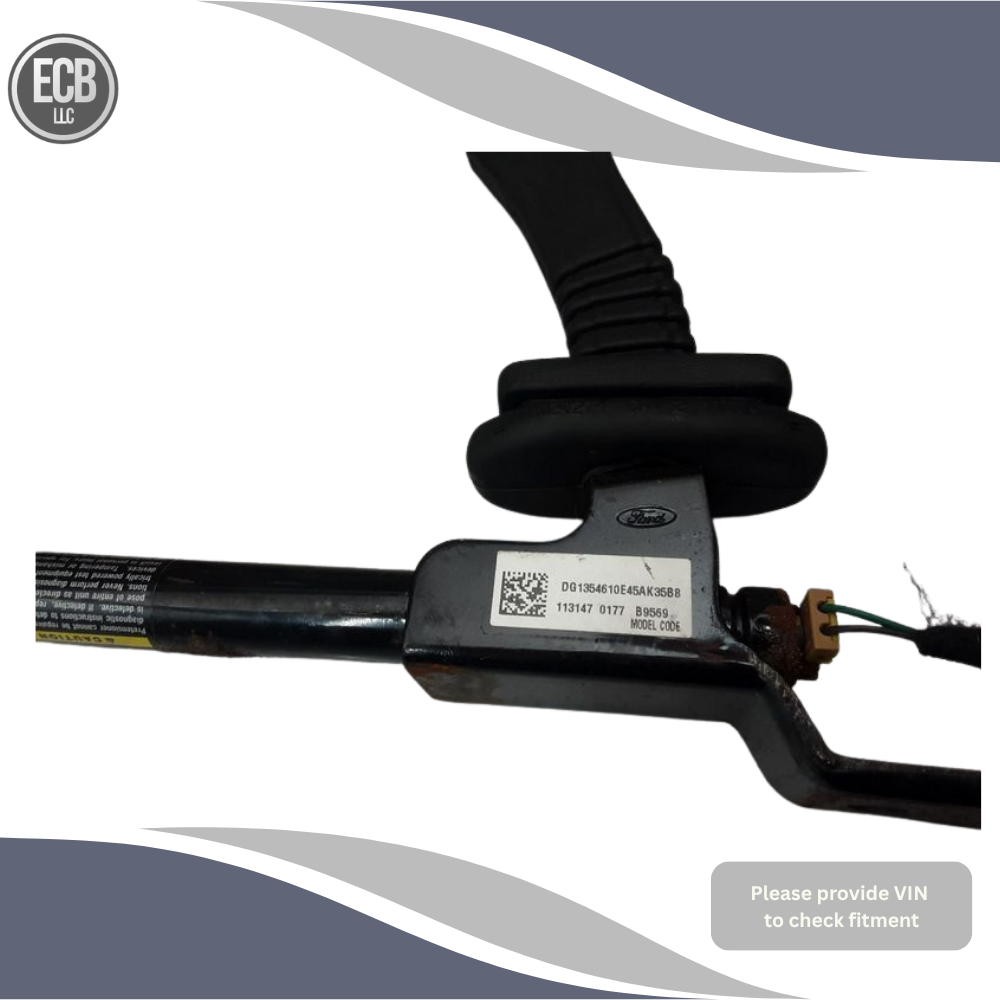 2013–2019 Ford Taurus Lincoln MKS Left Driver Seat Belt Retractor Assembly Black — view 3
