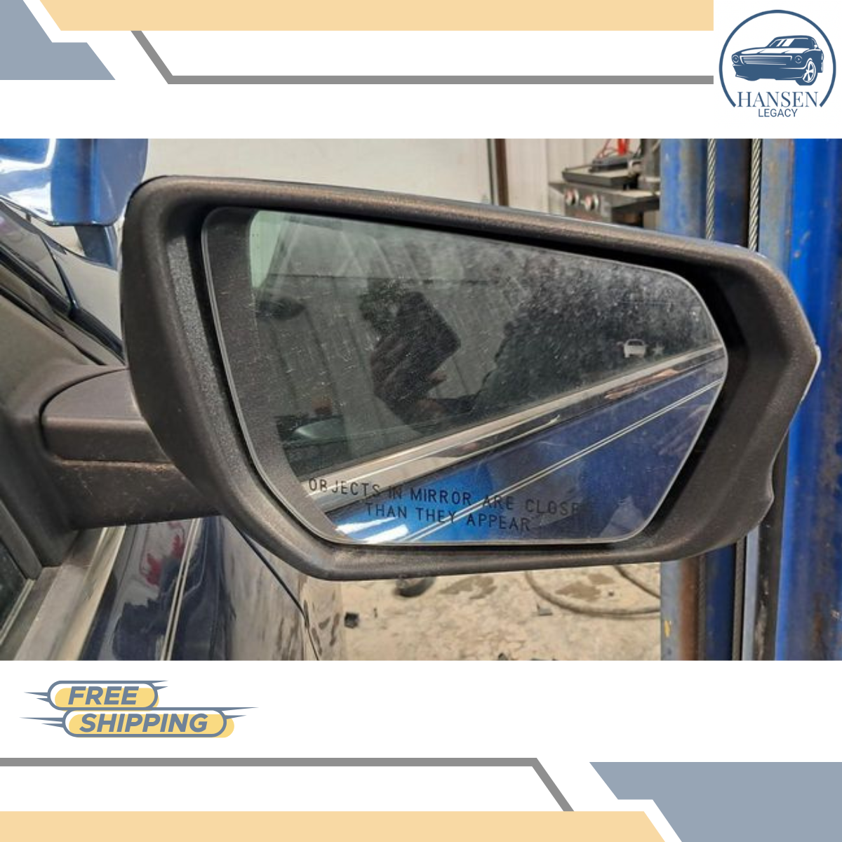 2018–2020 Chevrolet Equinox Right Passenger Side View Door Mirror Option DWK Blue R — view 4