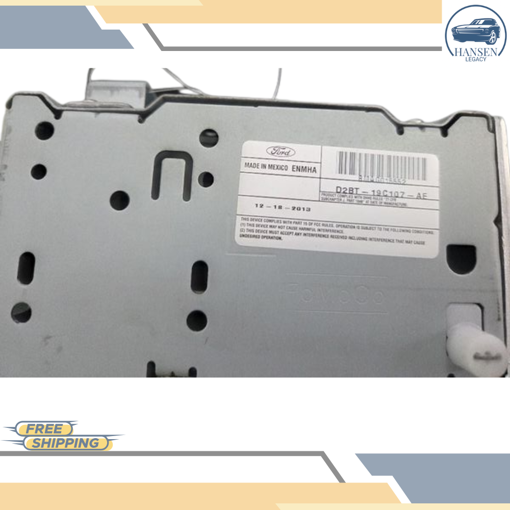 2014–2015 Ford Fiesta AM-FM-CD-MP3, single disc Radio Receiver OEM — view 4