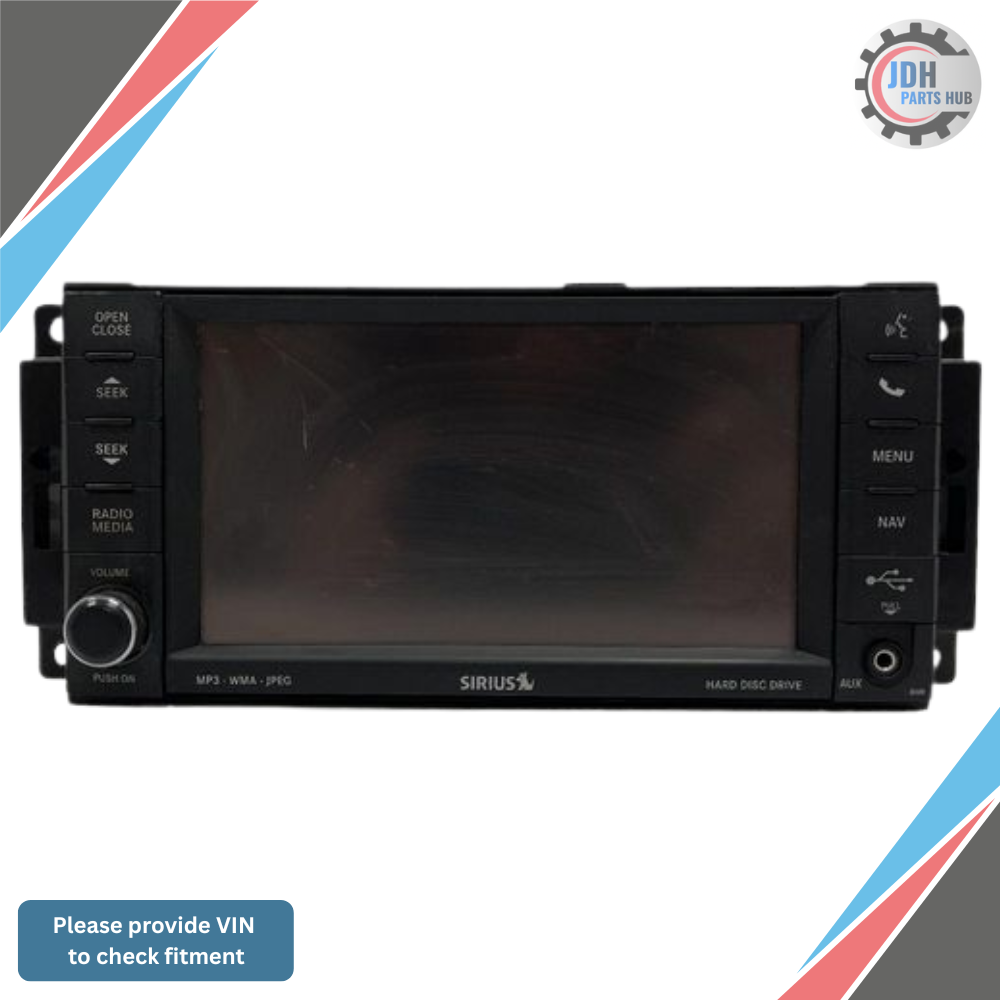 2013–2014 Dodge Challenger AM-FM-CD-DVD-H<wbr/>DD Navigation UConnect Radio RHR OEM — view 1