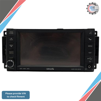 2013–2014 Dodge Challenger AM-FM-CD-DVD-H<wbr/>DD Navigation UConnect Radio RHR OEM — view 1