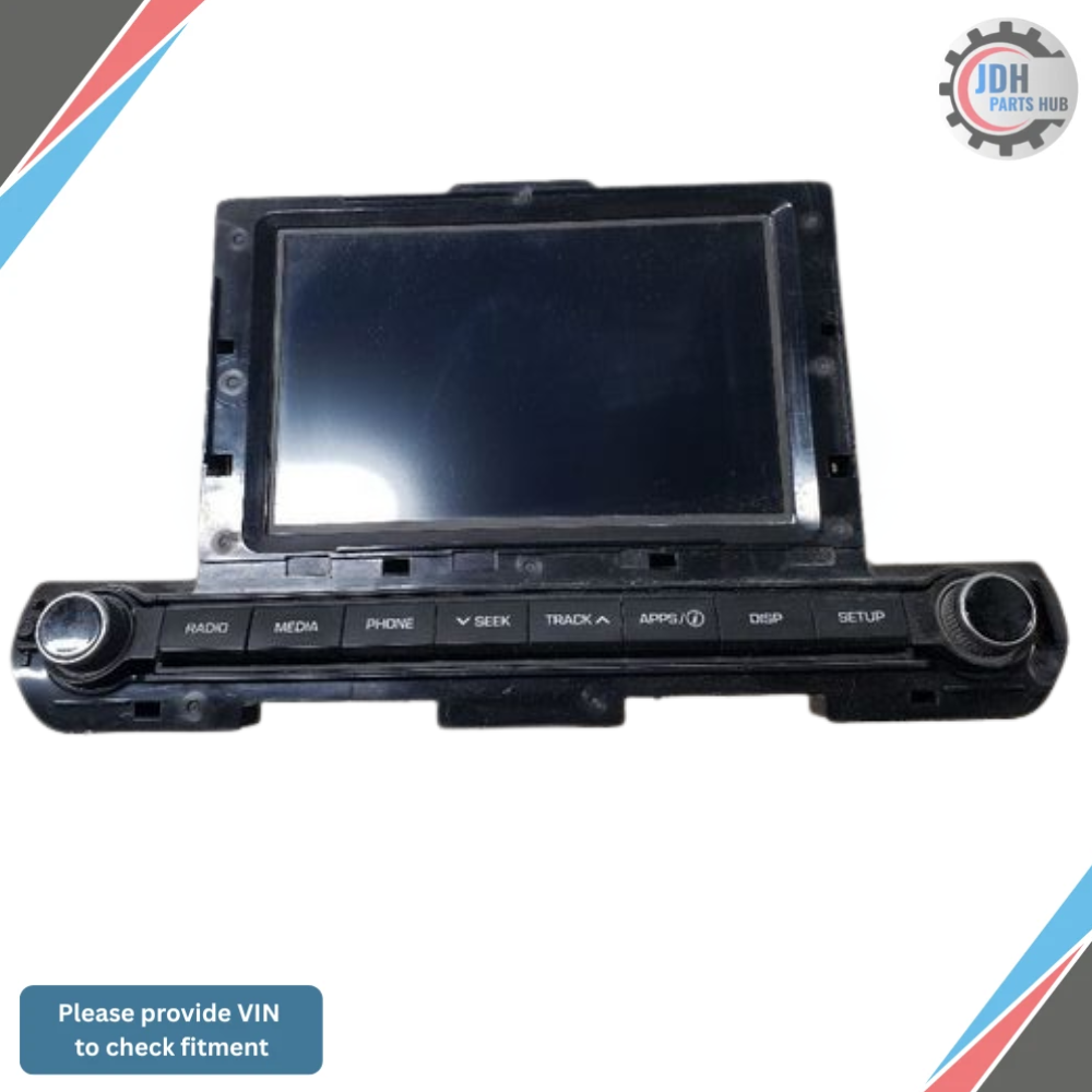 2017–2019 Hyundai Elantra AM FM Radio Receiver with Display Screen OEM — view 1