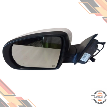 2017–2021 Jeep Cherokee Left Driver Side View Door Mirror Heated White OEM — view 3