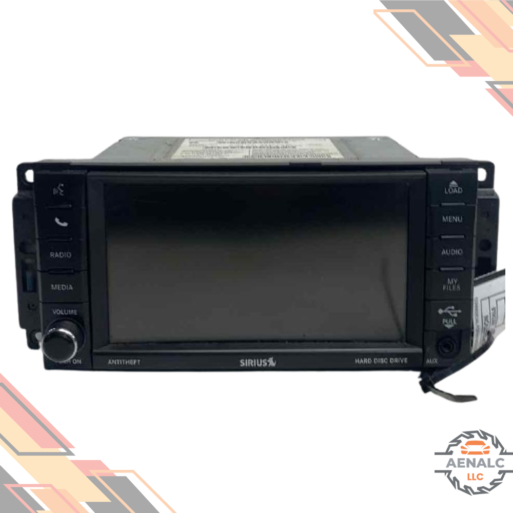 2012 Jeep Liberty AM FM CD AUX DVD Navigation Radio RHB W SATELLITE OEM — view 1
