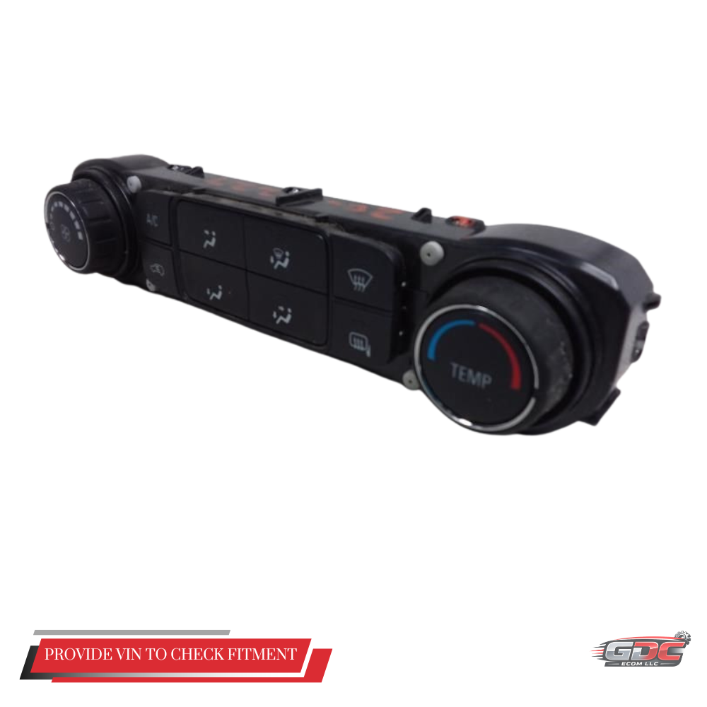 2015–2019 Chevrolet Silverado 2500 Climate AC Heater Temperature Control OEM — view 3