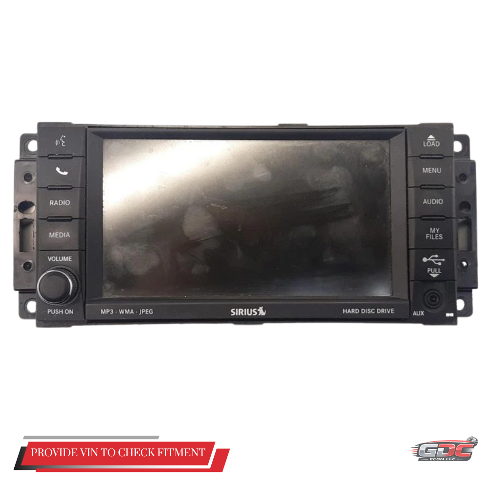 2011 Dodge Truck Ram 1500 AM FM Radio Receiver with Navigation with Display Screen OEM — view 2