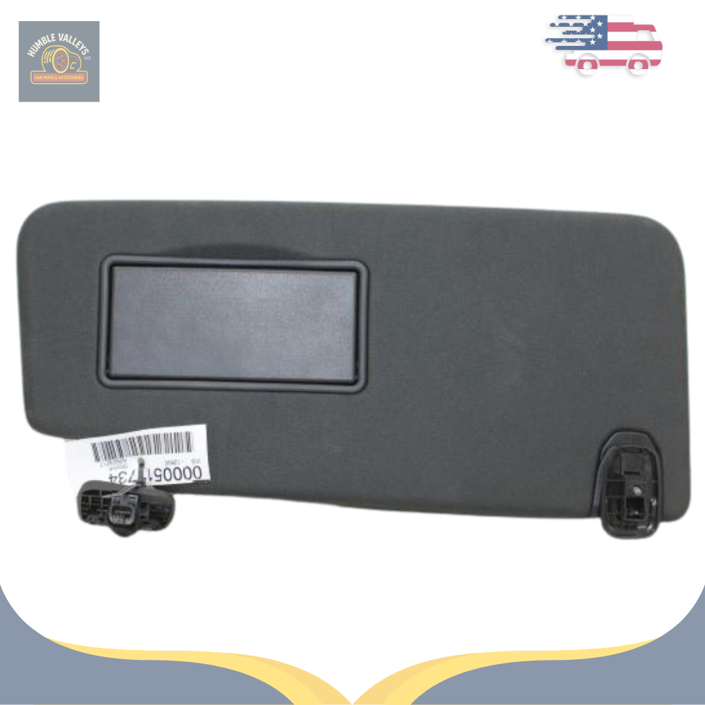 2019–2024 Dodge Ram 1500 Right Passenger Sunvisor Black Illuminated OEM — view 2