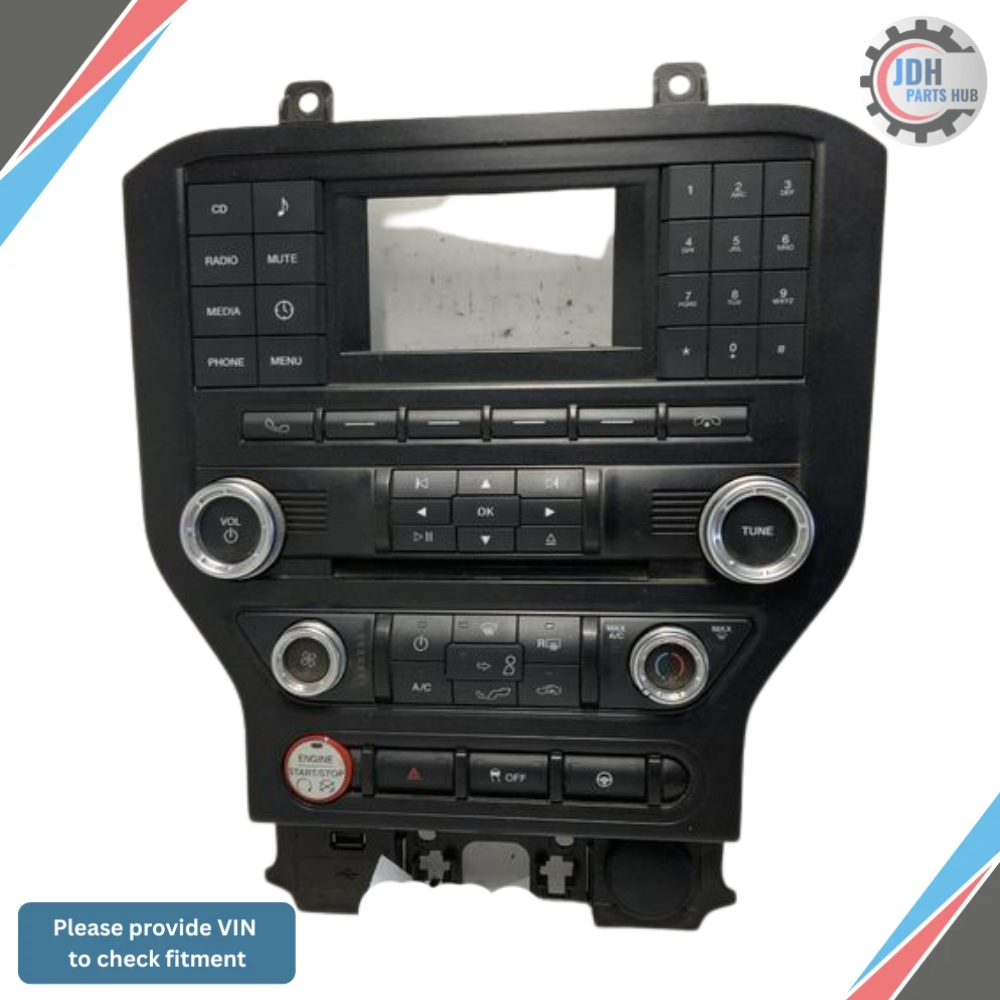 2016–2017 Ford Mustang Radio Control Panel 4.2 Screen Opening OEM — view 1