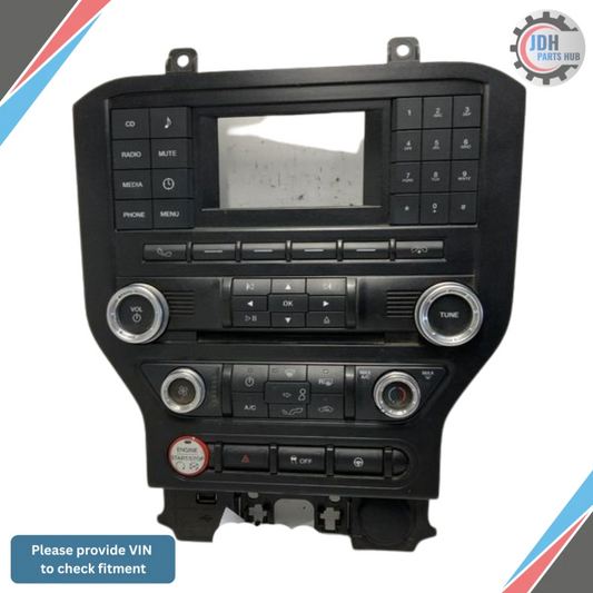 2016–2017 Ford Mustang Radio Control Panel 4.2 Screen Opening OEM — view 1