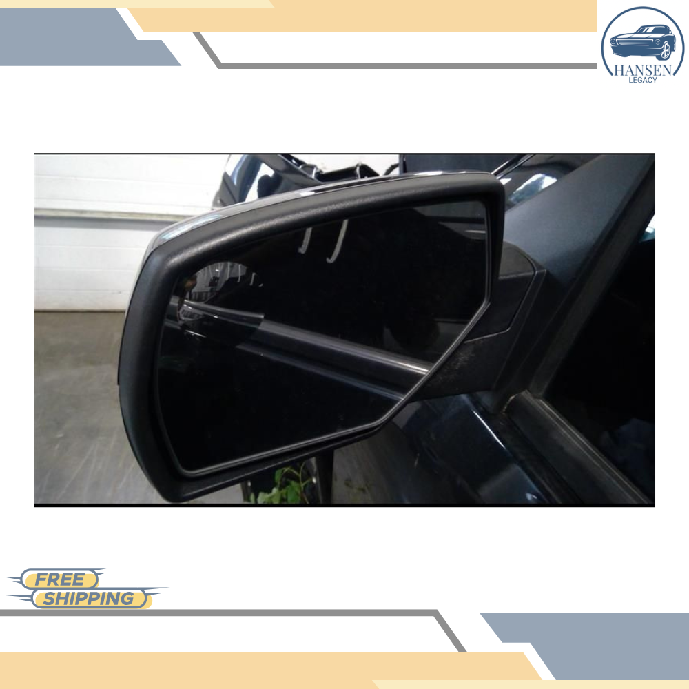 2014–2019 Chevrolet Silverado 1500 Left Driver Side View Door Mirror BLACK LH — view 2