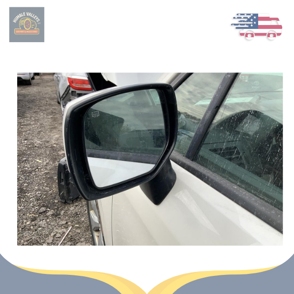 2014–2016 Subaru Forester Left Driver Side View Door Mirror Assembly LH White — view 5