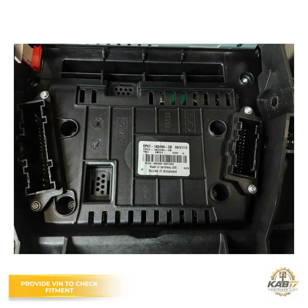 2014 Lincoln MKZ Radio Audio Media Climate Temperature Control Panel OEM — view 4