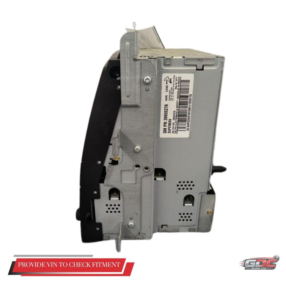 2011 Cadillac Escalade AM-FM-stereo-D<wbr/>VD-navigation Radio Receiver Display GMQ — view 2