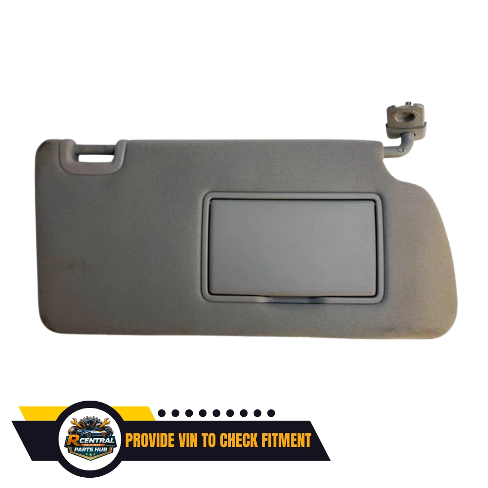 2013–2021 Nissan Frontier Left Driver Sun Visor Sunvisor Gray OEM — view 2