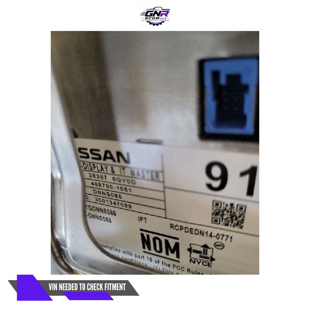 2019–2020 Infiniti QX60 Information Display GPS/TV Screen With Navigation OEM — view 3