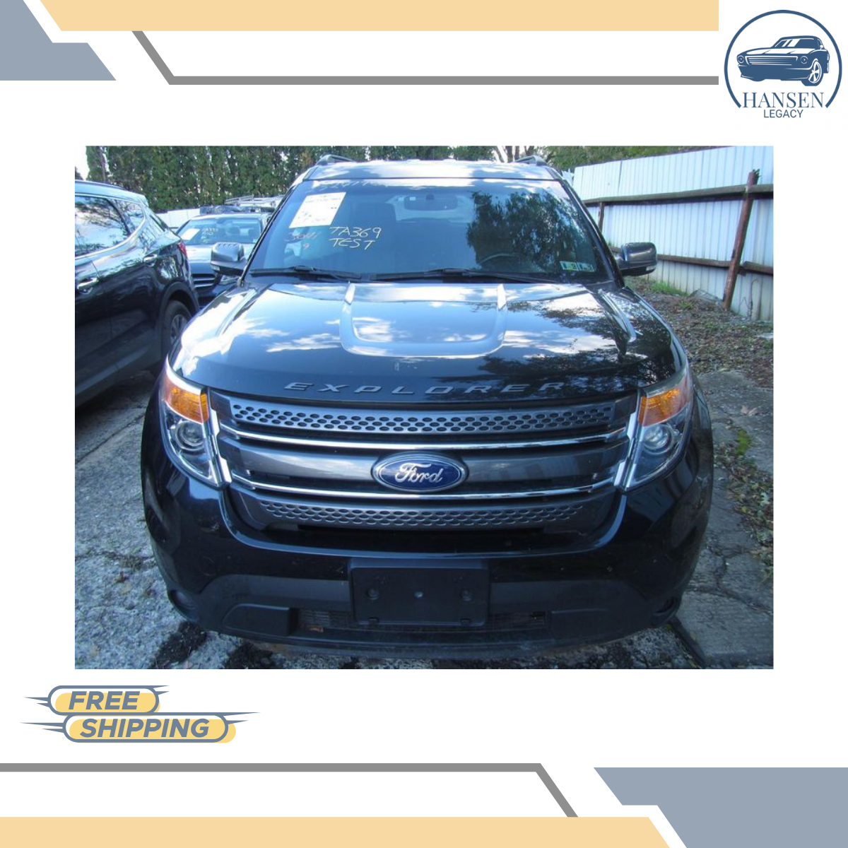 2015–2016 Ford Explorer Radio GPS Information 8" Front Display Screen OEM 15 16 — view 5