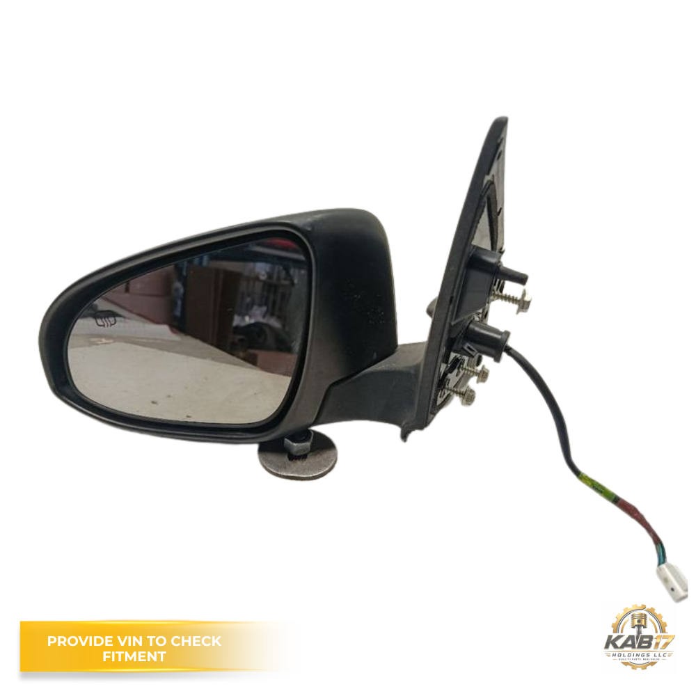 2014–2019 Toyota Corolla Left Driver White Side View Door Mirror Heated OEM — view 2