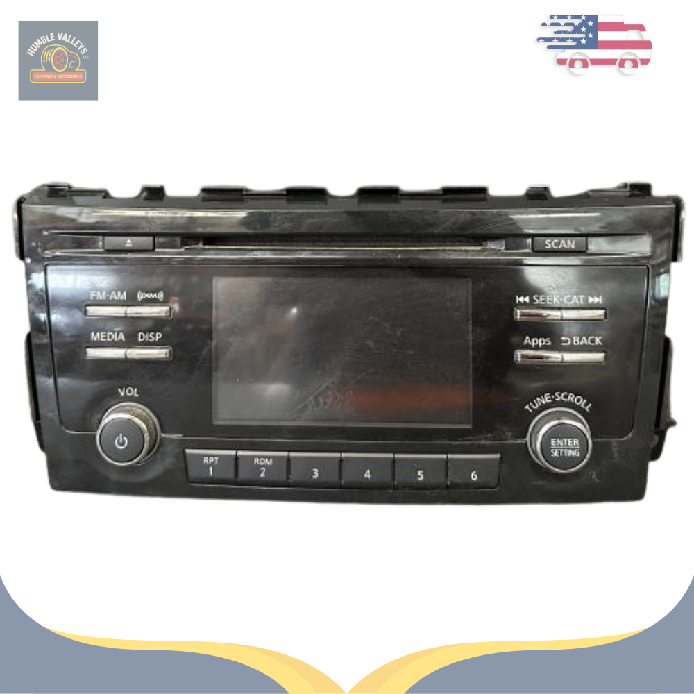 2013–2015 Nissan Altima Sedan AM FM CD Radio Receiver without Navigation 5" Display — view 1