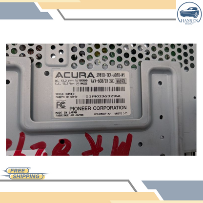 2009–2011 Acura TL Information TV Display Screen With Navigation OEM — view 3