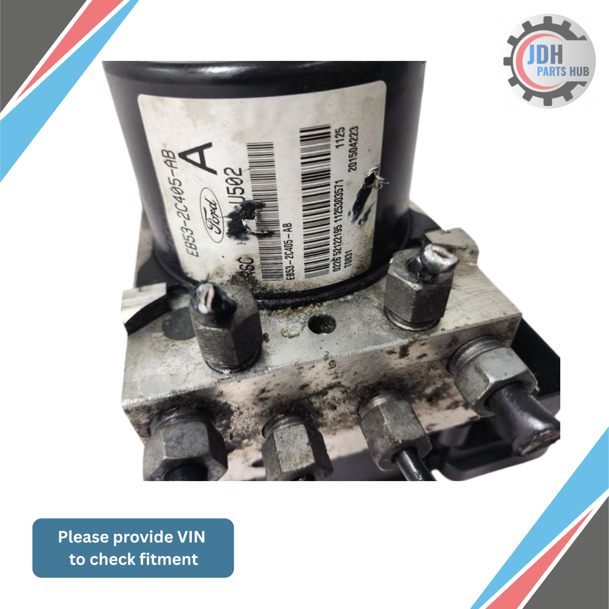2014–2015 Ford Explorer ABS Anti-Lock Brake Pump Assembly without Adaptive Cruise — view 2