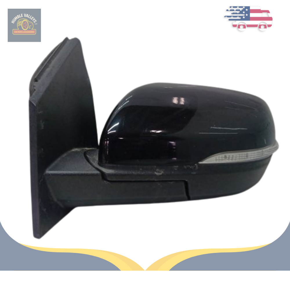 2019–2024 Ford Edge Left Driver Side View Door Mirror with Turn Signal Black OEM LH — view 4