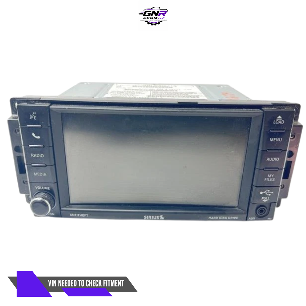 2012–2020 Dodge Caravan AM FM Radio Receiver With Display Screen OEM — view 1