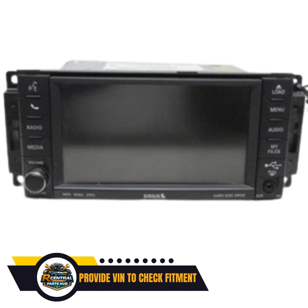 2010 Dodge Journey AM FM 20GB HDD MP3 DVD Player Radio Receiver ID RBZ OEM — view 1