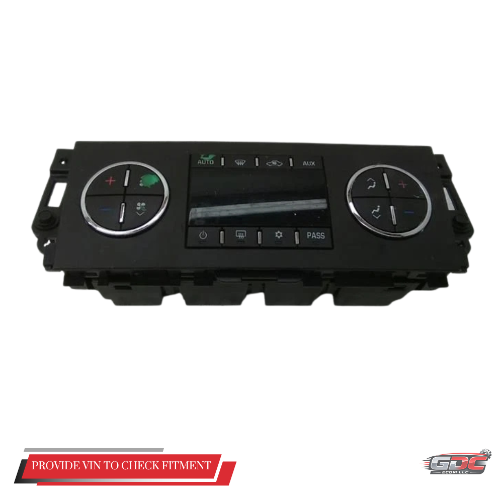 2007–2011 Chevrolet Tahoe AC Heater Temperature Climate Control OEM — view 2