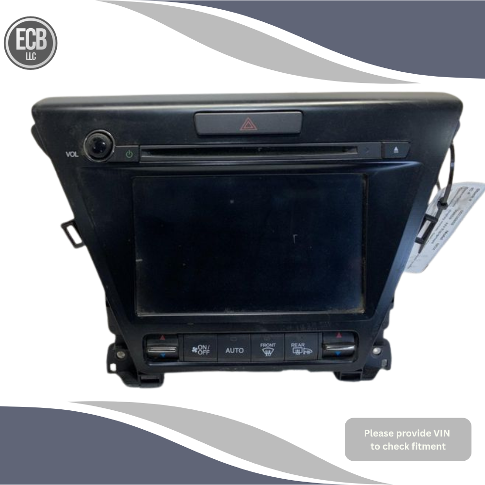 2014–2015 Acura MDX Radio Lower Display Screen OEM — view 1
