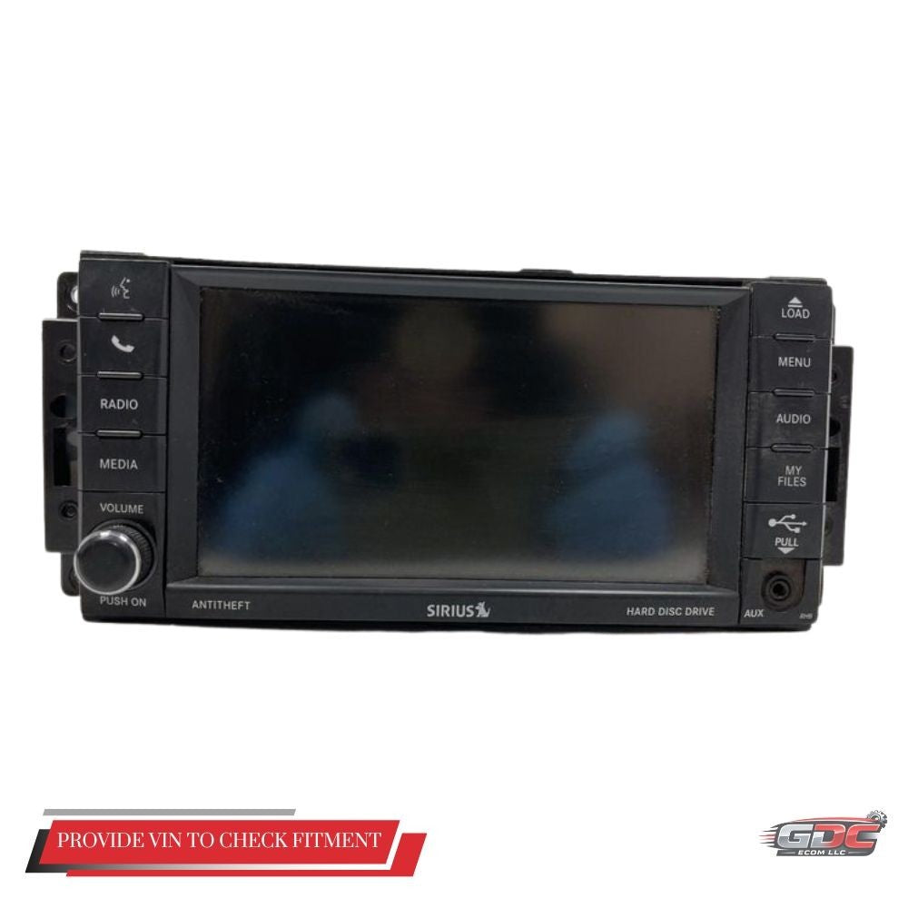 2013–2016 Chrysler Town & Country AM FM CD Navigation Radio Display Screen OEM — view 1