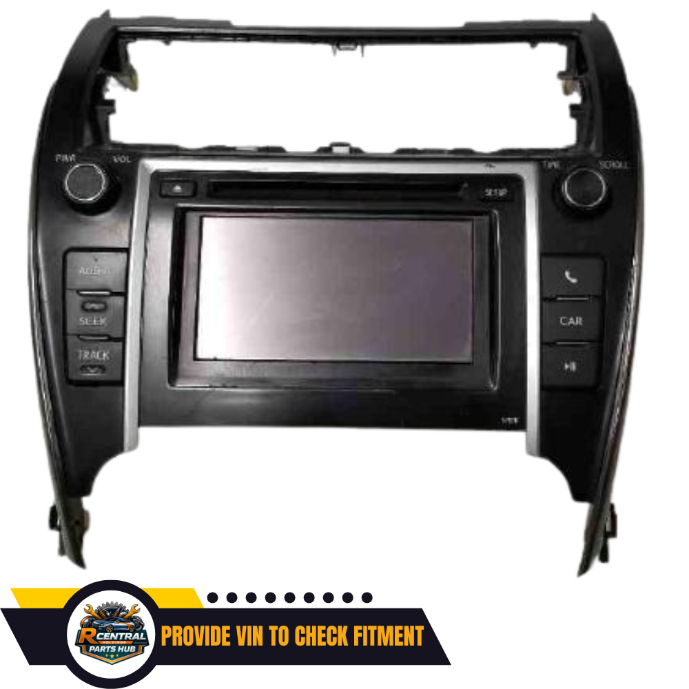 2013–2014 Toyota Camry Radio Receiver Player ID 57076 On Display Face OEM 13 14 — view 1