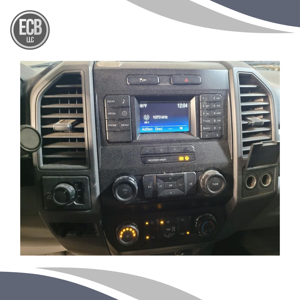 2017–2022 Ford F250 Super Duty Dash 4.2" Info GPS/TV Screen OEM HC3T-18B955-CC — view 4