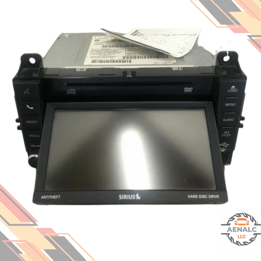 2012 Jeep Grand Cherokee Radio with Navigation Sat CD DVD HDD Face ID RHB OEM — view 1