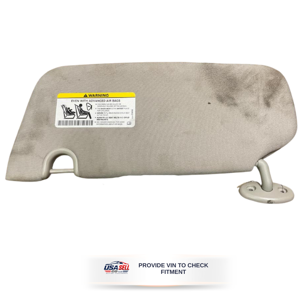 2010–2017 Jeep Compass Passenger Side RH Interior Sun Visor OEM — view 1