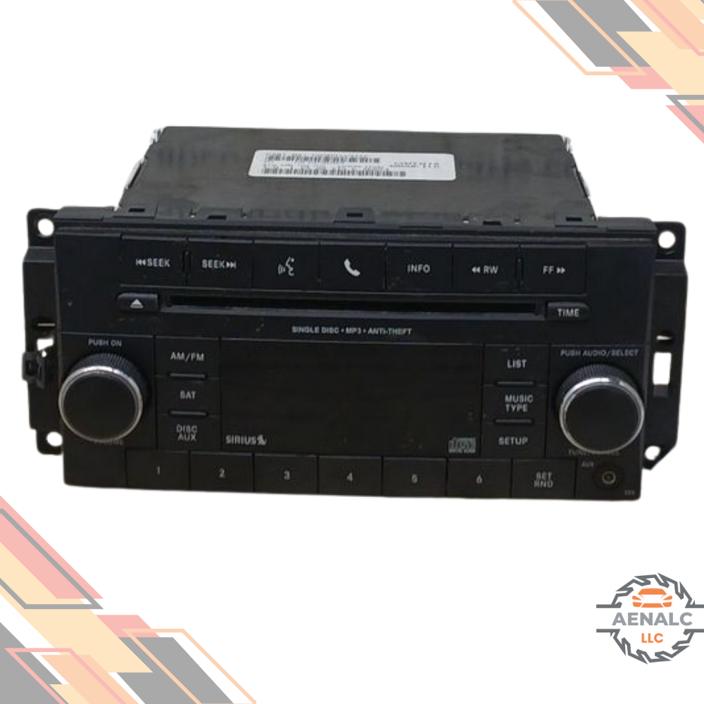 2012–2017 Jeep Patriot AM-FM-CD-MP3 Player Satellite Radio Receiver ID RES OEM — view 1