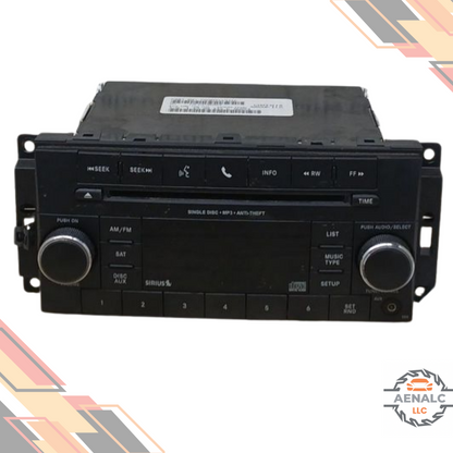 2012–2017 Jeep Patriot AM-FM-CD-MP3 Player Satellite Radio Receiver ID RES OEM — view 1