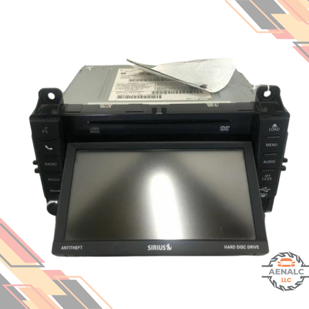 2011 Jeep Grand Cherokee Radio with Navigation Sat CD DVD HDD Face ID RHB OEM — view 1