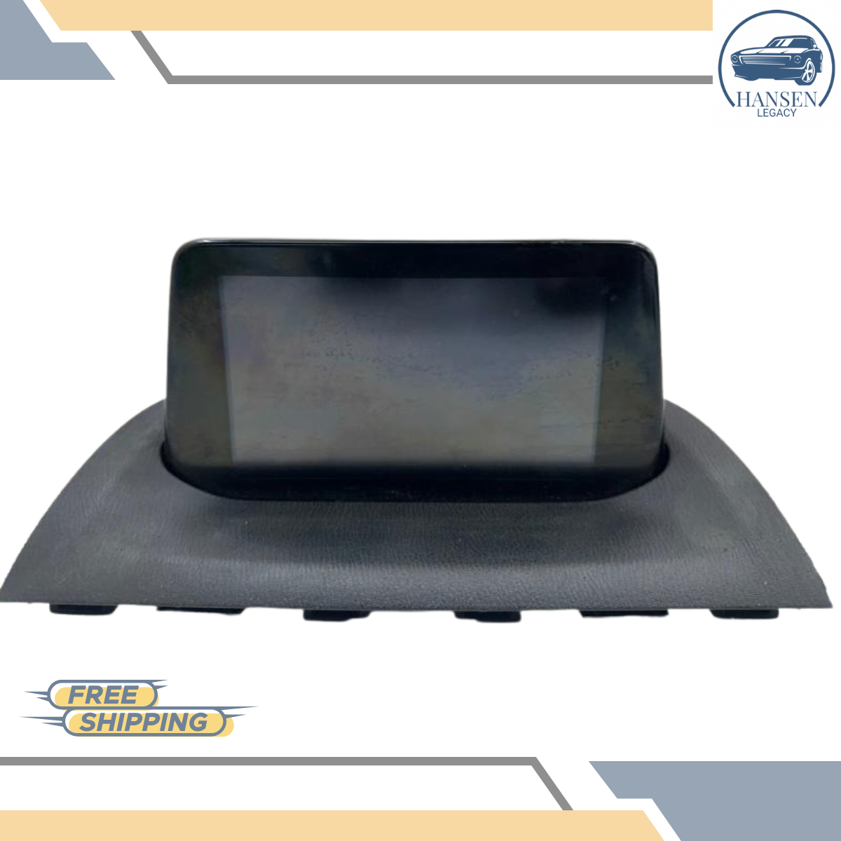 2017–2018 Mazda 3 Radio 7" Display Screen Upper Dash (center) 17 18 — view 2