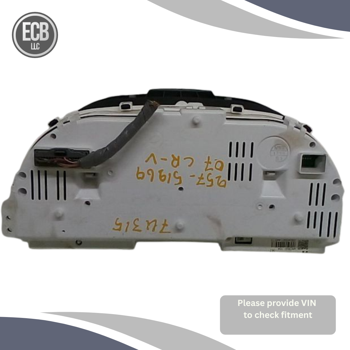 2007–2009 Honda CR-V AWD Speedometer Cluster MPH Gauge Instrument Panel OEM — view 2