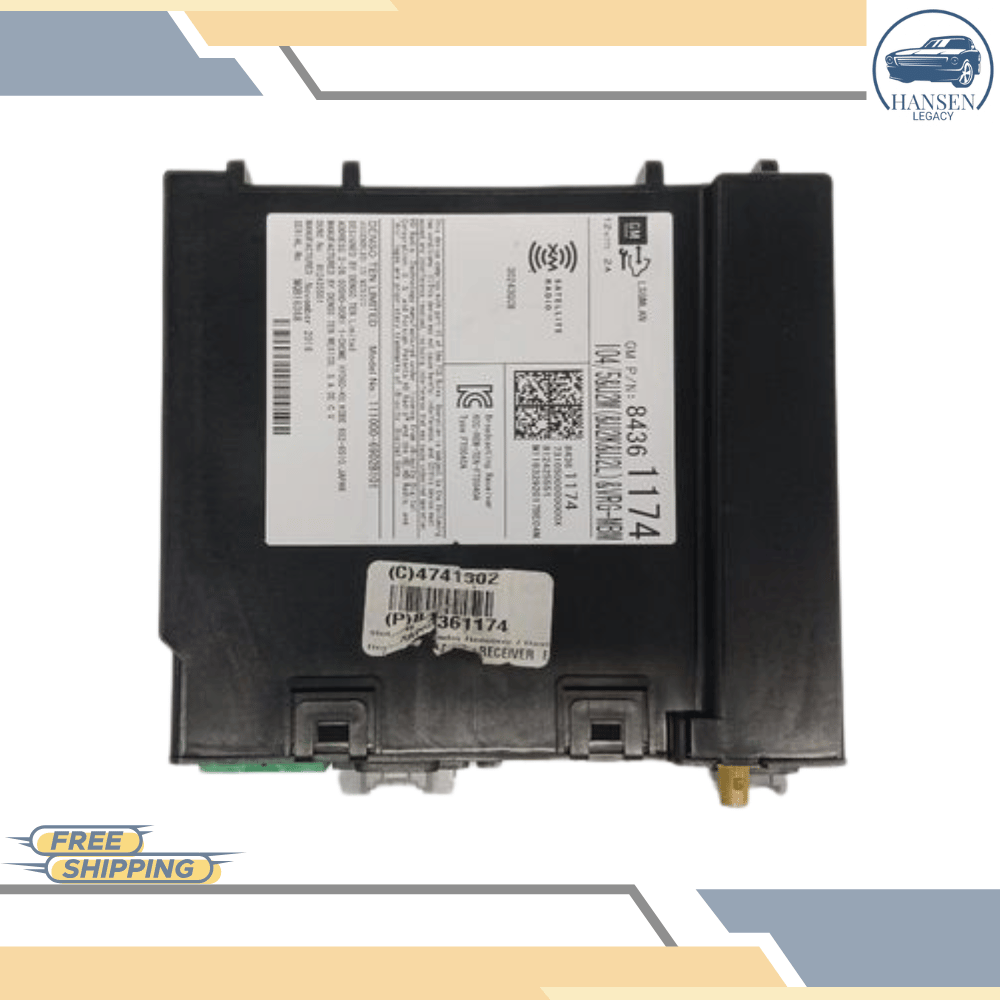 2018–2019 Chevrolet Silverado 1500 Radio Receiver ID 84361174 OEM — view 2