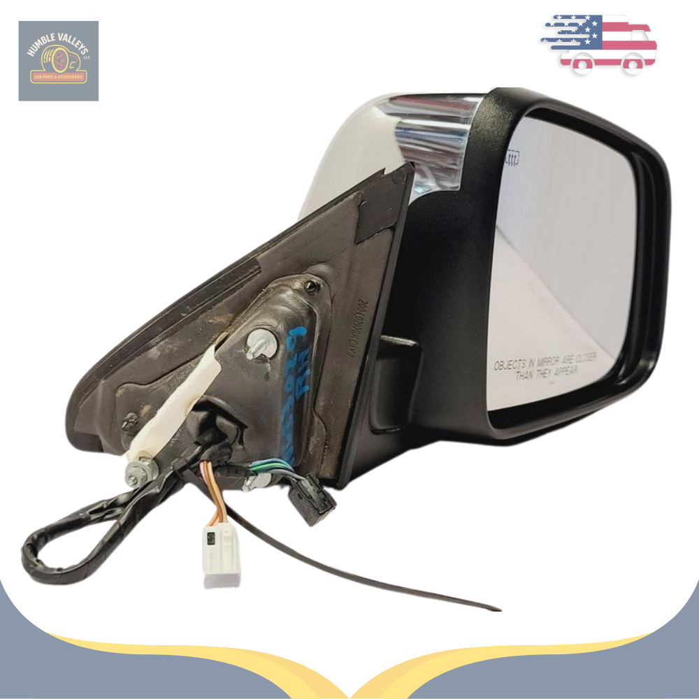 2011–2018 Jeep Grand Cherokee Right Passenger Side View Power Door Mirror Chrome — view 2