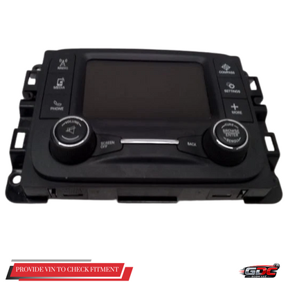 2018–2020 Dodge Ram 1500 AM FM Satellite Radio Receiver with Display Screen OEM — view 1