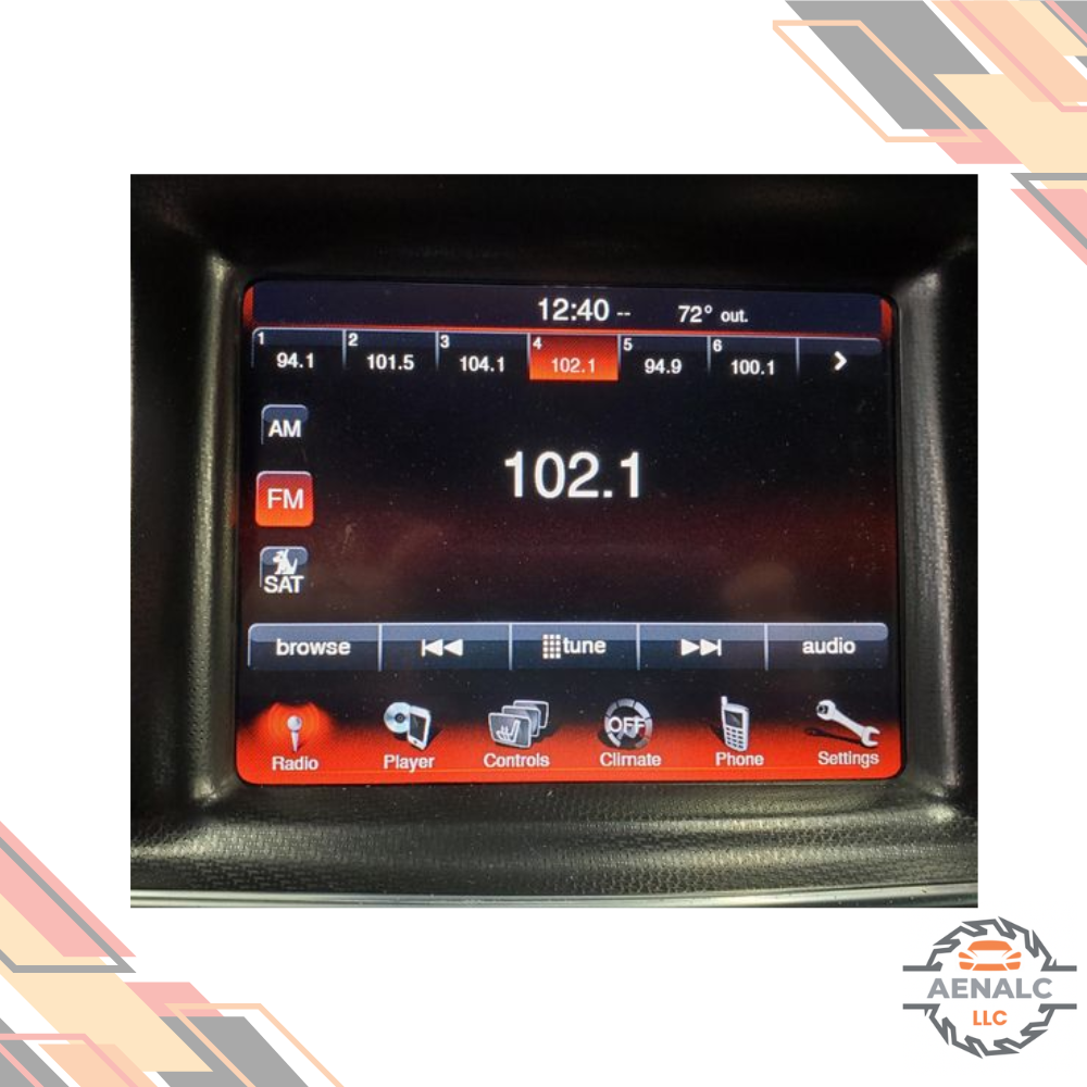 2011–2014 Dodge Charger Navigation Information Display Screen 8.4" OEM — view 4