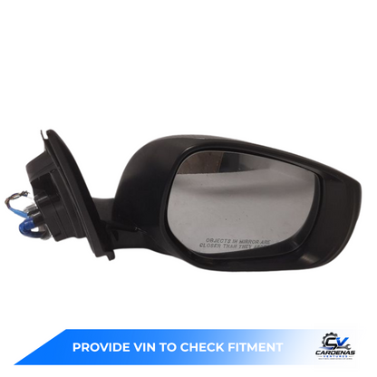2014–2021 Infiniti Q50 Right Passenger Side Door Mirror Heated Gray — view 2