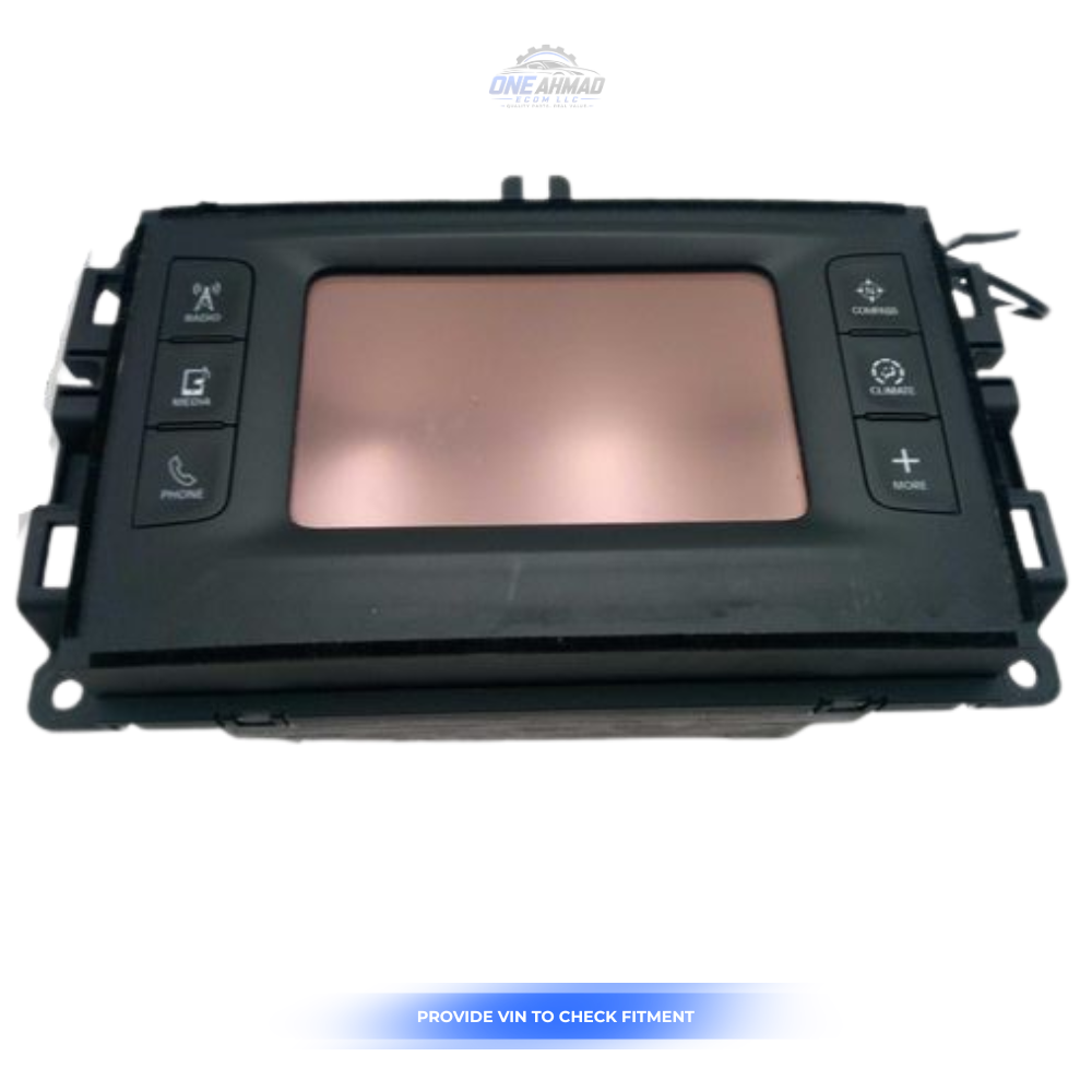 2014 Jeep Grand Cherokee AM FM Satellite Radio Receiver with Display Screen OEM — view 1