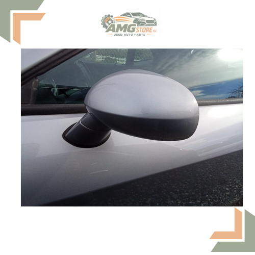 2015–2019 Dodge Challenger Left Driver Side View Mirror Heated Silver 16 17 18 — view 1