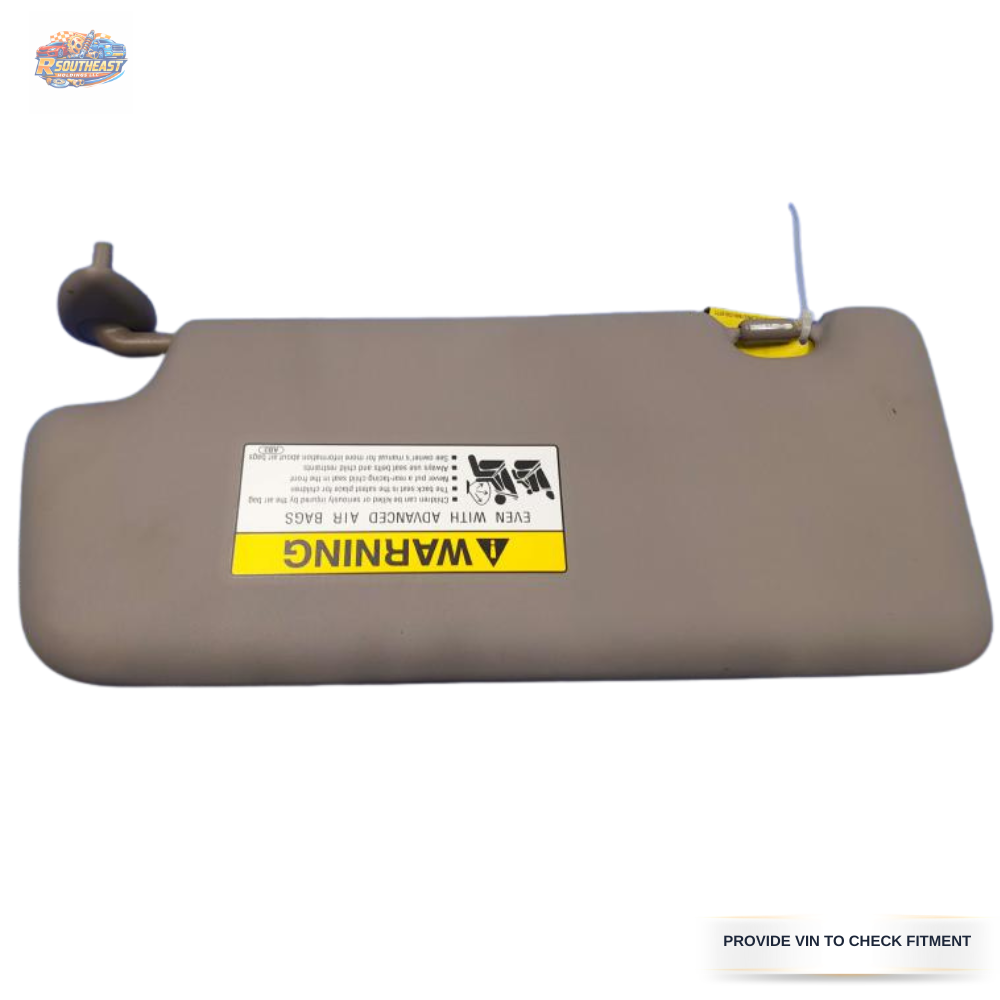 2012–2015 Honda Civic RH Passenger Sunvisor Sun Visor with Mirror OEM — view 2