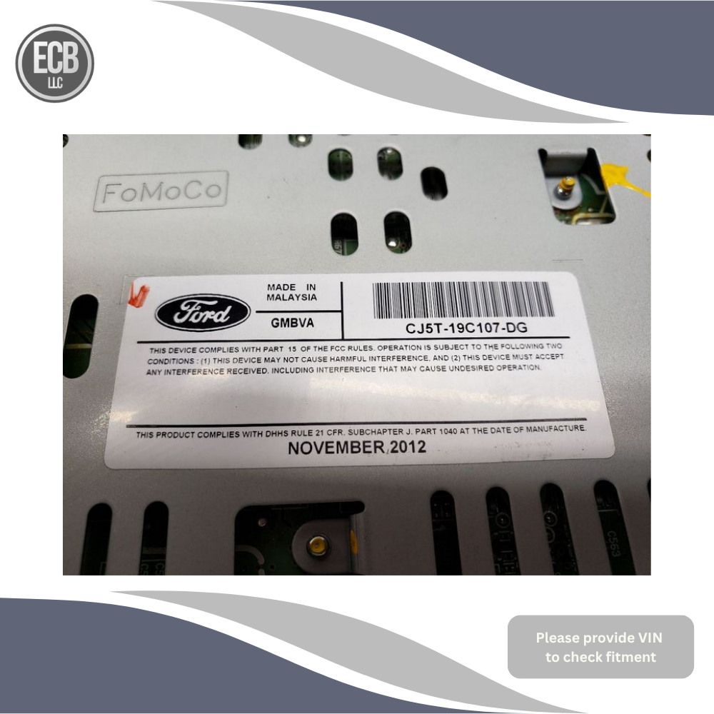 2013–2015 Ford Escape AM FM CD MP3 Radio Receiver OEM — view 4
