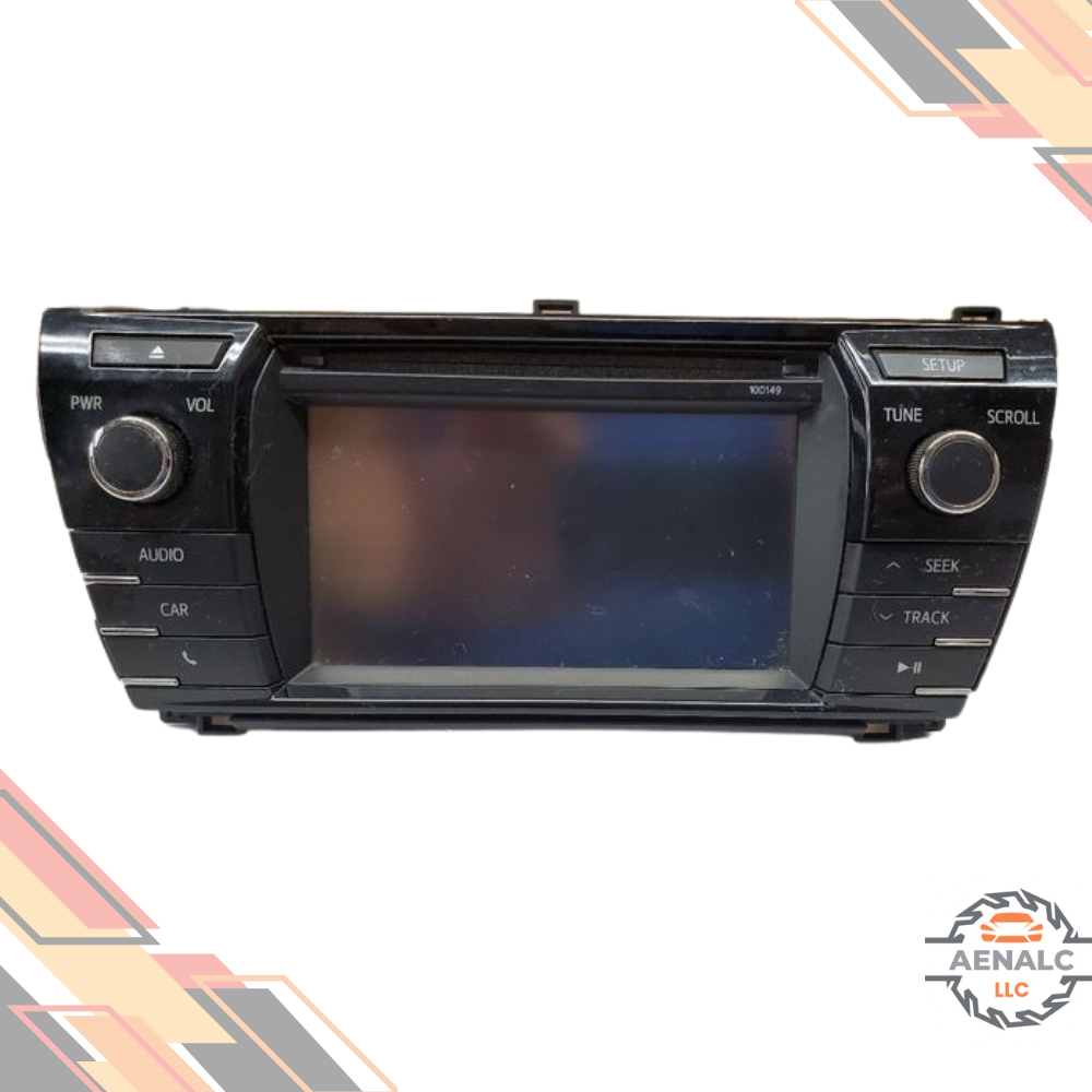 2012–2015 Toyota Prius Radio Display and Receiver OEM — view 1