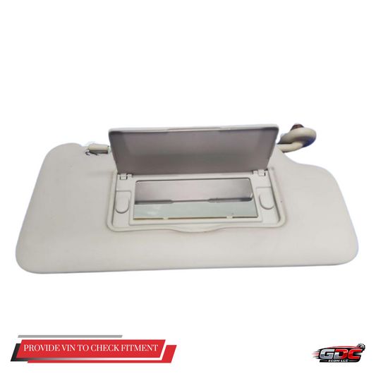 2015–2020 Honda Fit Passenger RH Sun Visor Gray OEM — view 1
